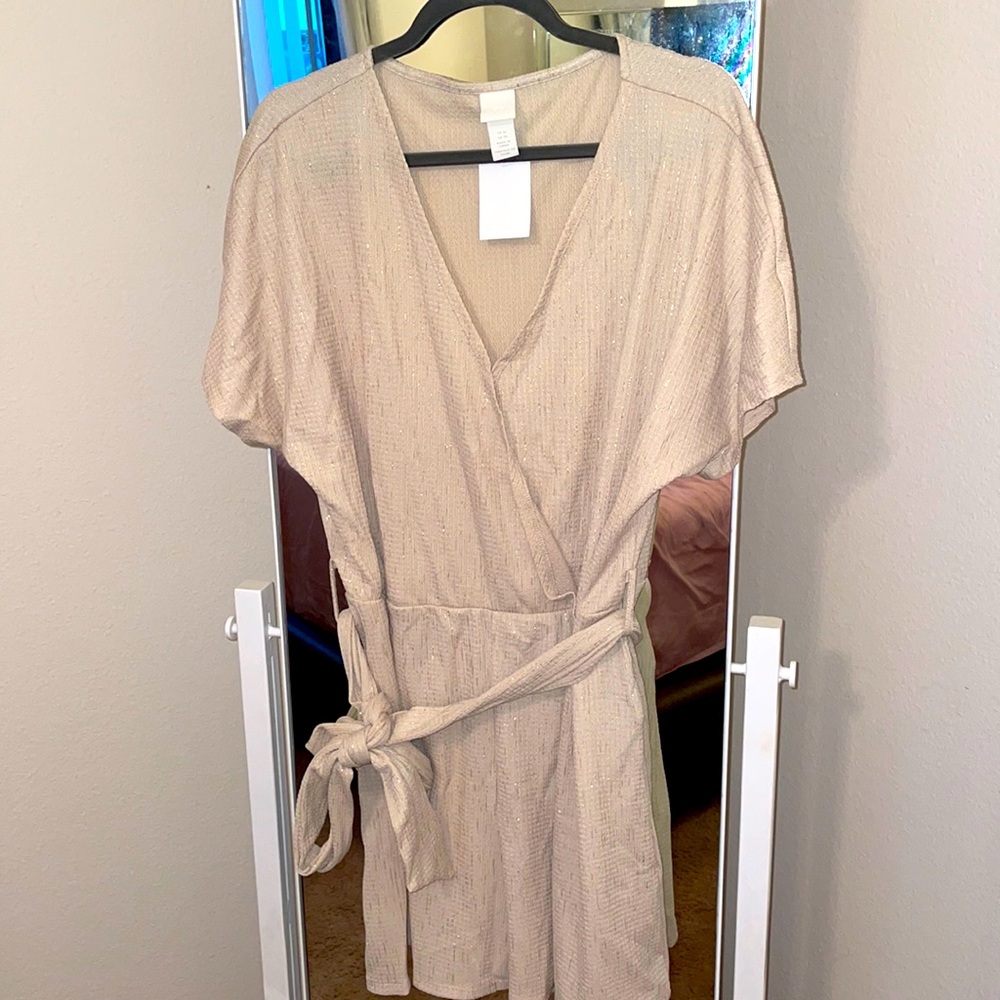 XL H&M Gold Romper